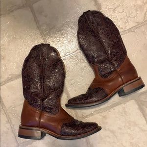 Boulet Hand Tooled boots
